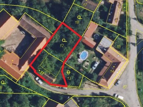 Prodej stavebního pozemku o CP 488 m², Tišnov - Jamné