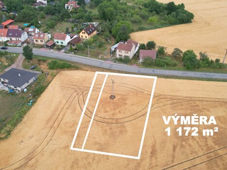 Stavební pozemek pro rodinný dům, obec Štěpánovice u Tišnova, Brno-venkov